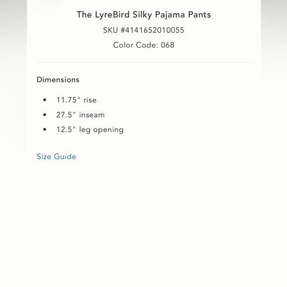 Anthropologie The LyreBird Silky Oversized
Pajama Set - Size L - Picture 10 of 14